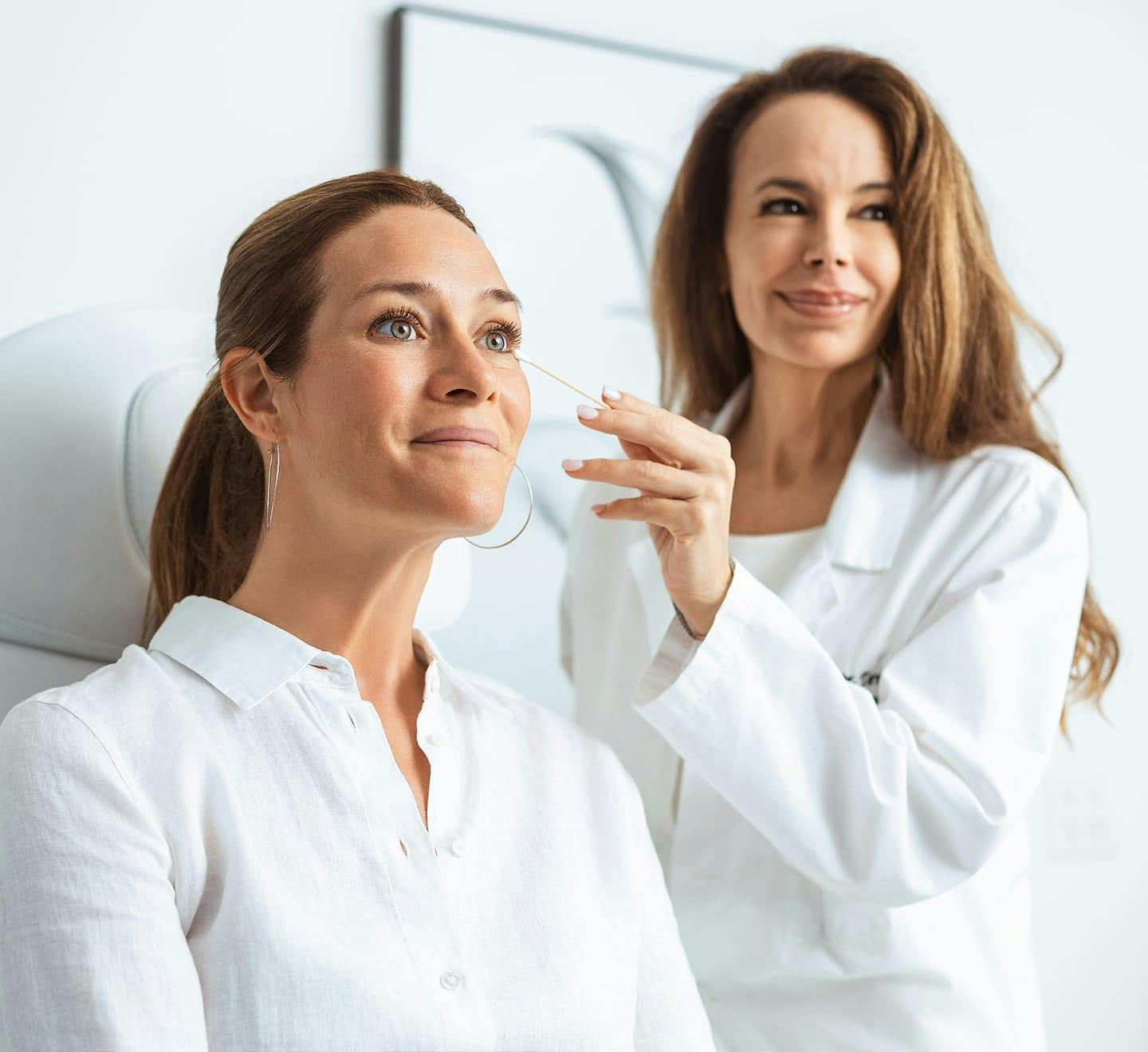 Terry Restivo, DO and a patient