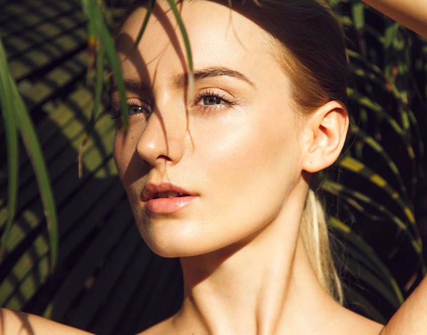 Woman looking off into the distance