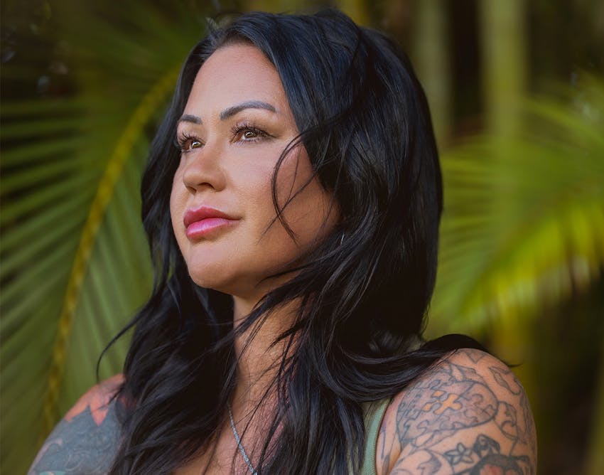 Woman looking off into the distance