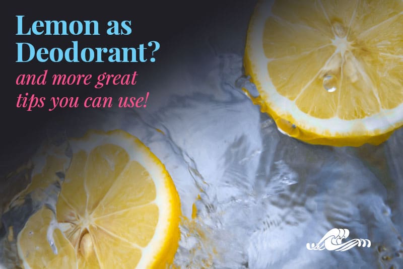 lemon as deoderant