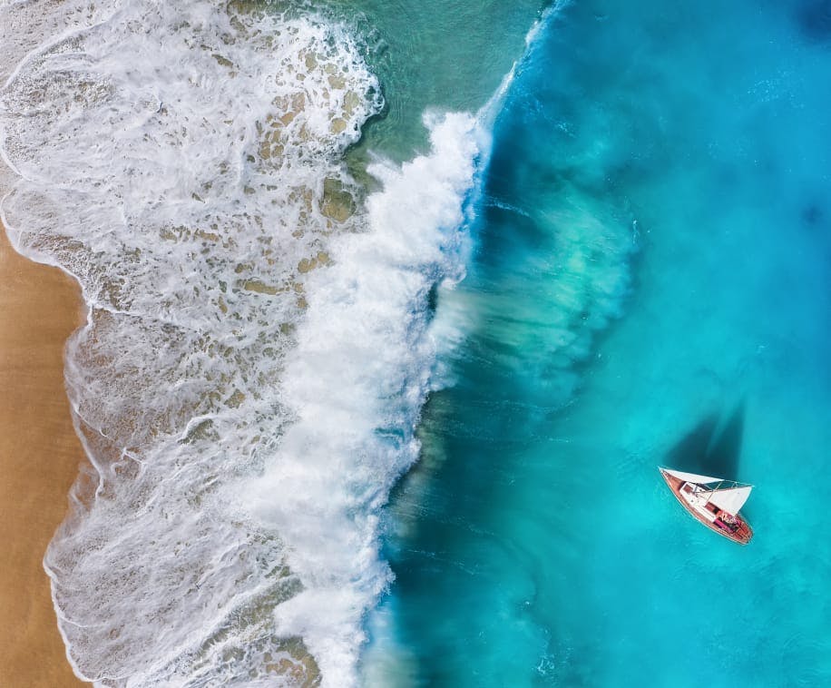 sailboat on the ocean