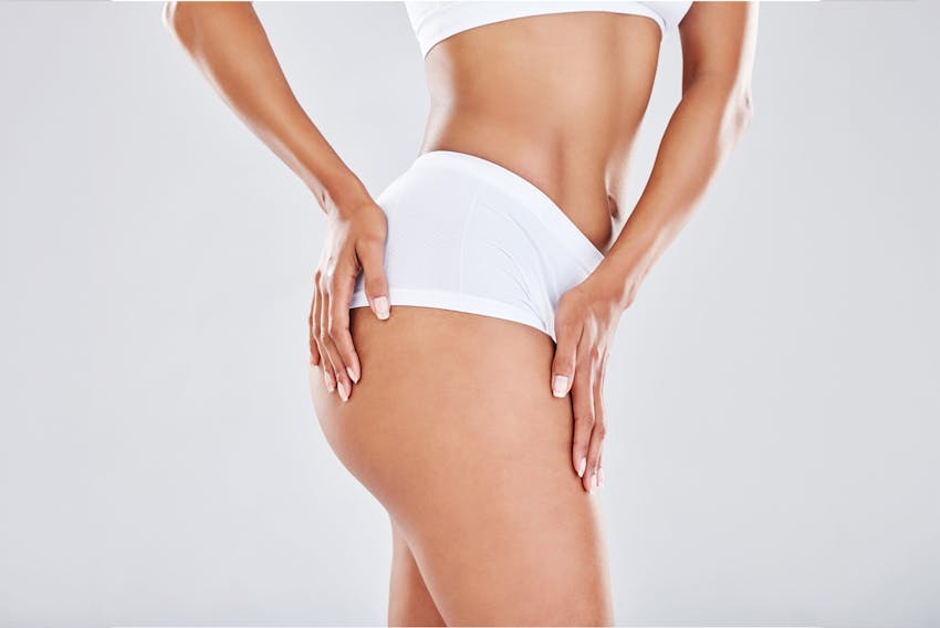 woman posing to the side