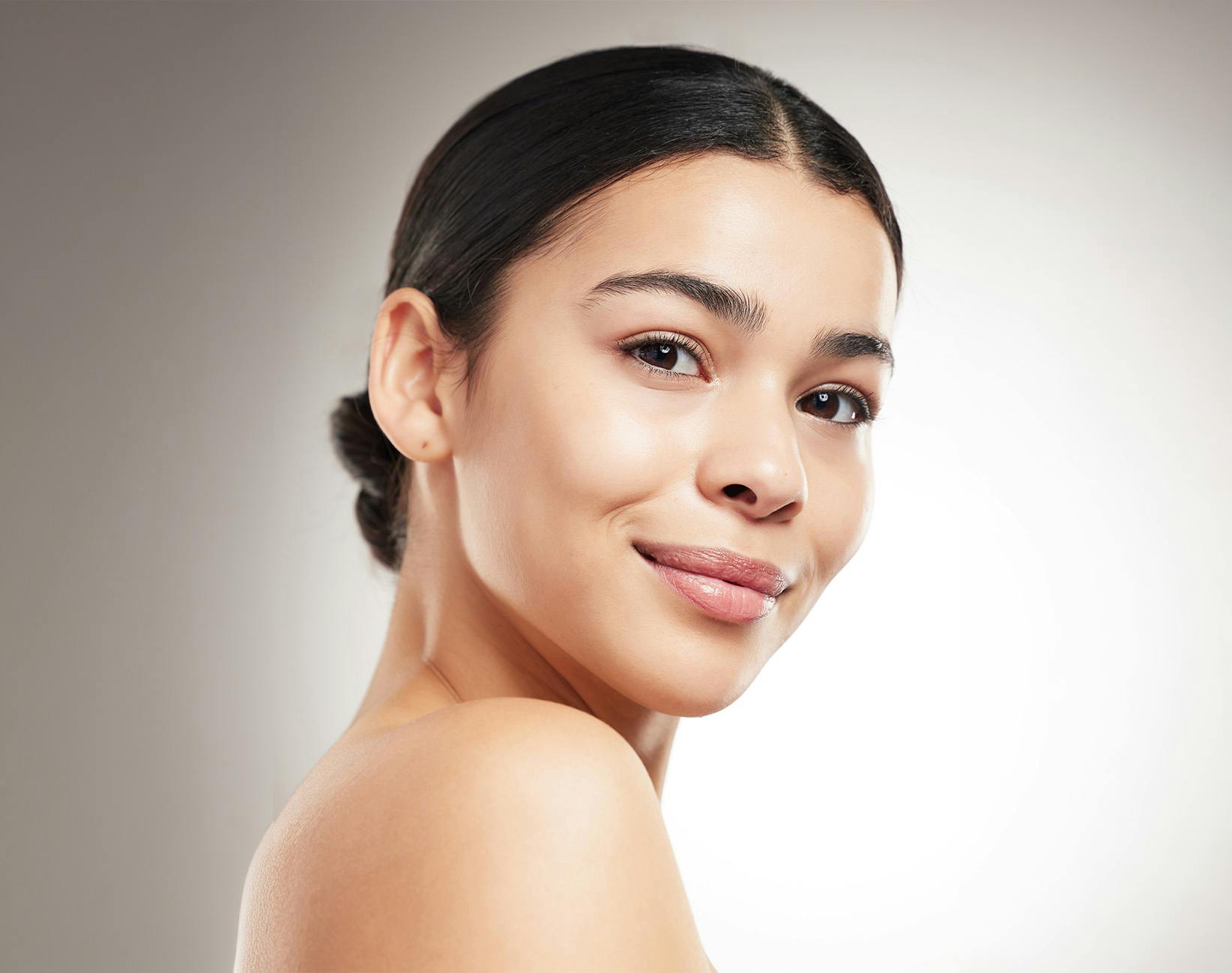 woman getting a facial