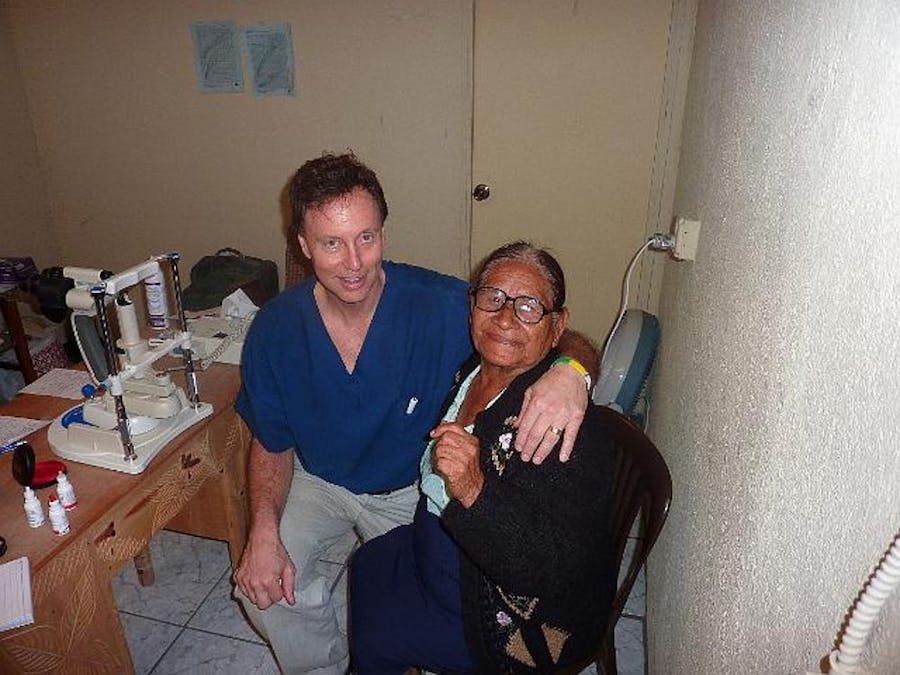 man and woman smiling