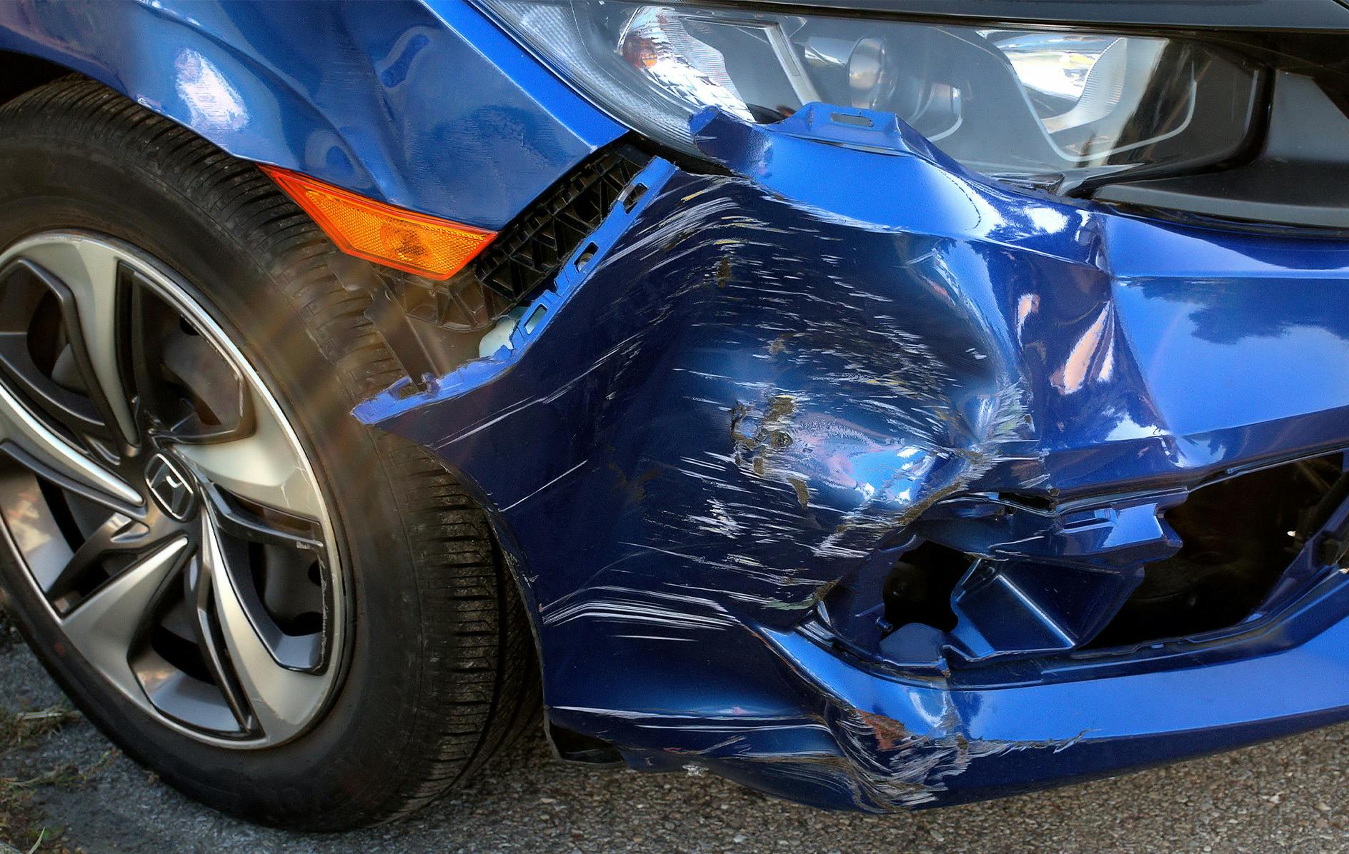 car that has been in an accident