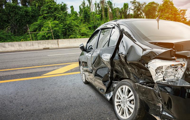 car thats been in an accident