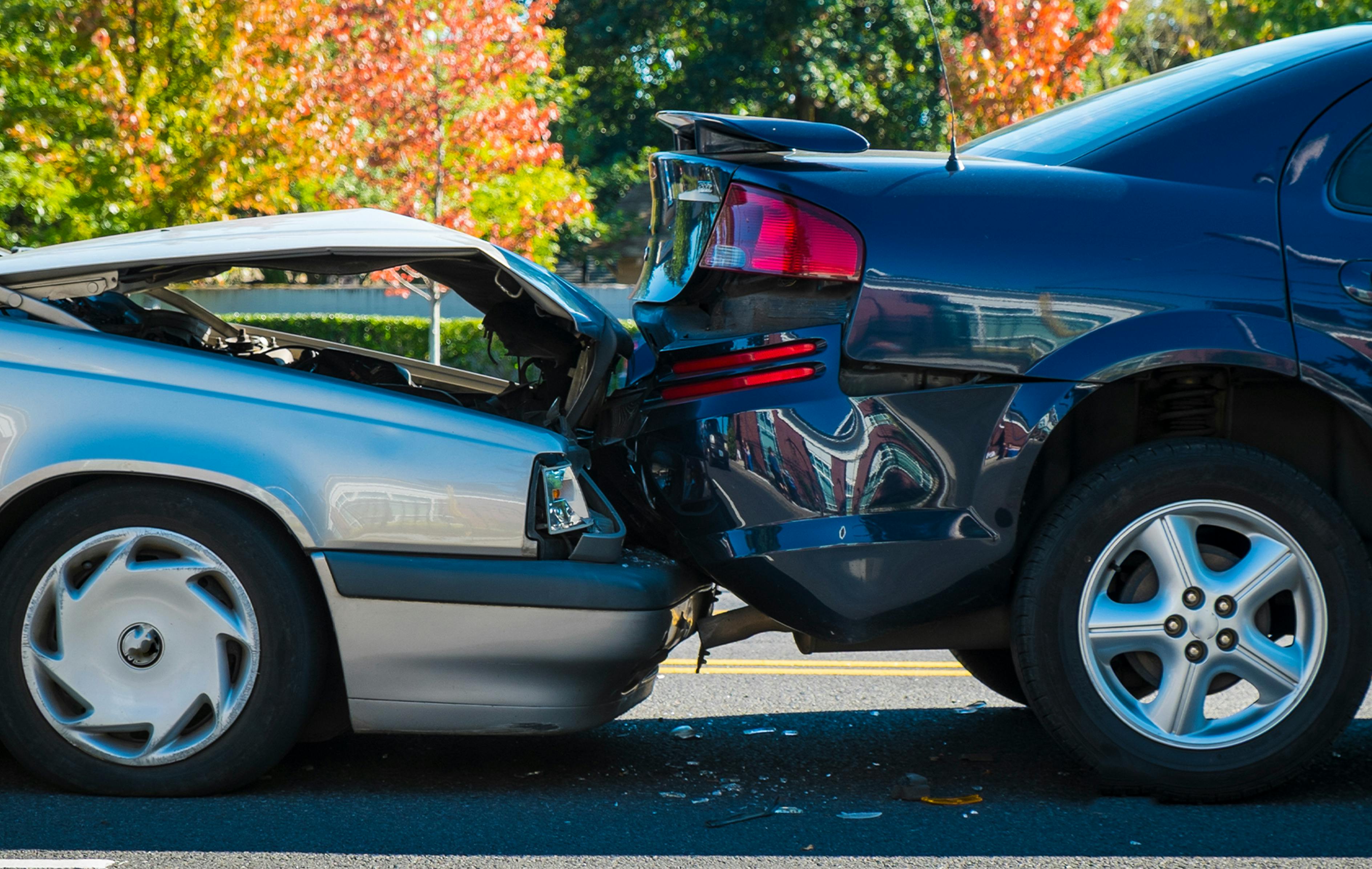 rear end car crash
