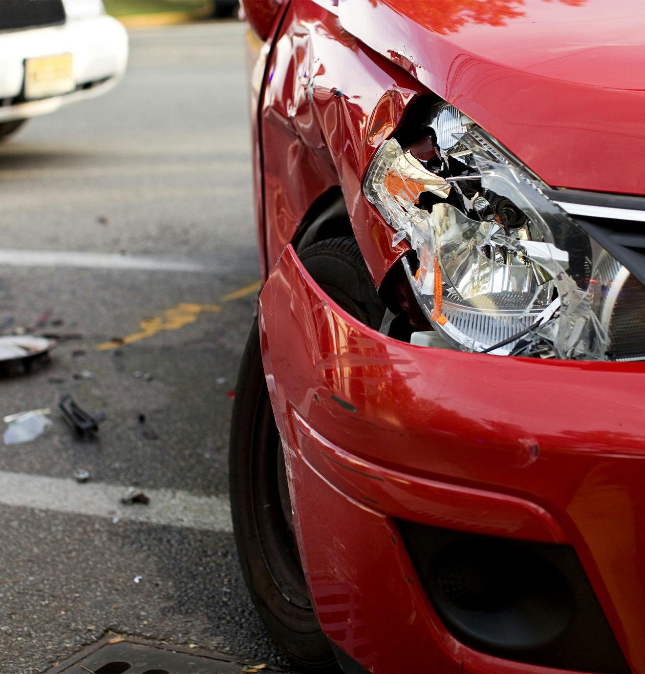 car that has been in an accident