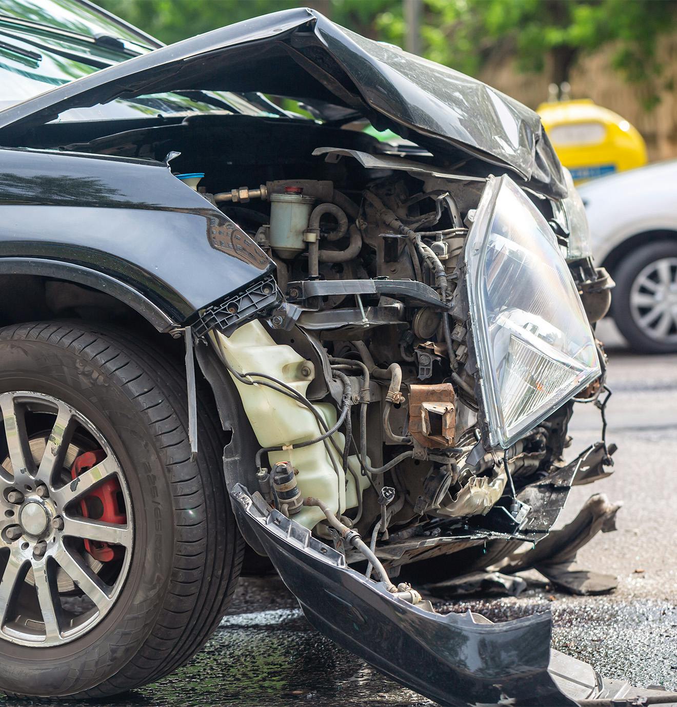 car that has been in an accident