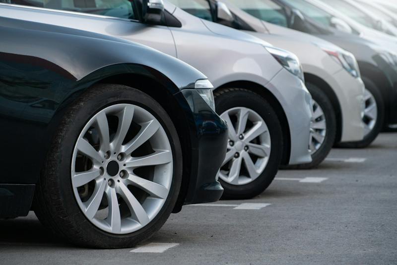 cars parked