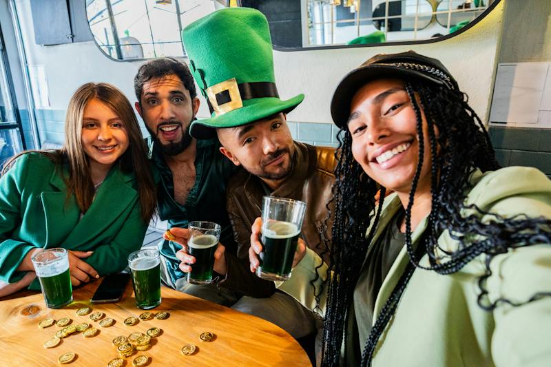 people dressed up for st. patricks day