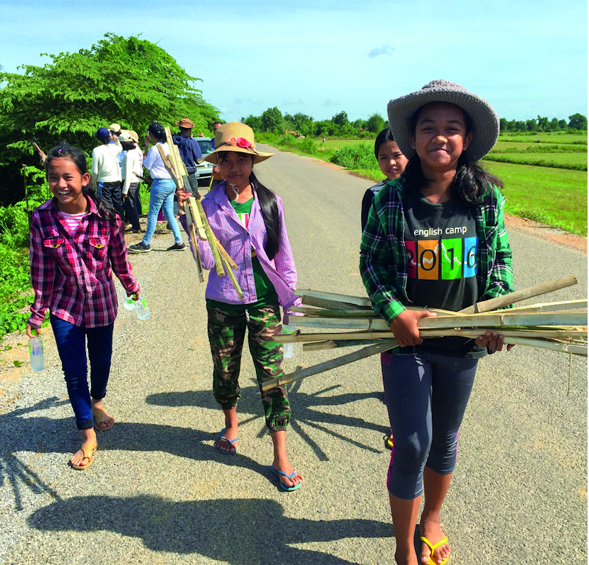 Youth service project, Cambodia