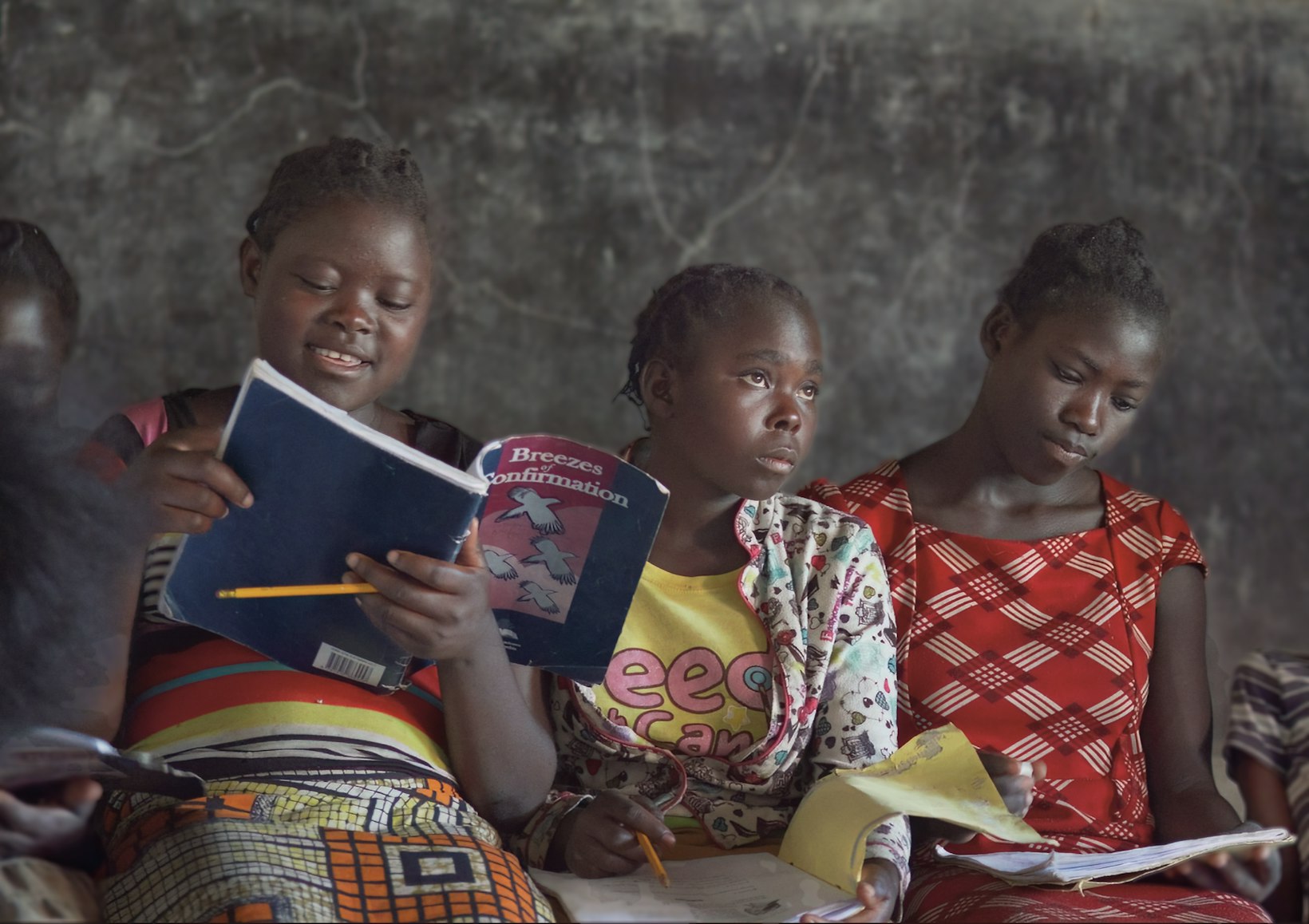 Young people studying, Zambia