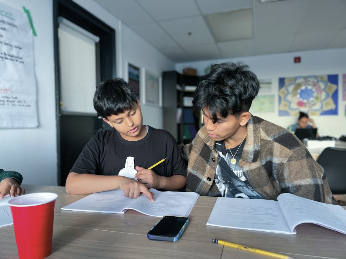 Young people studying, Canada
