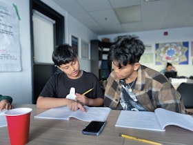 Young people studying, Canada