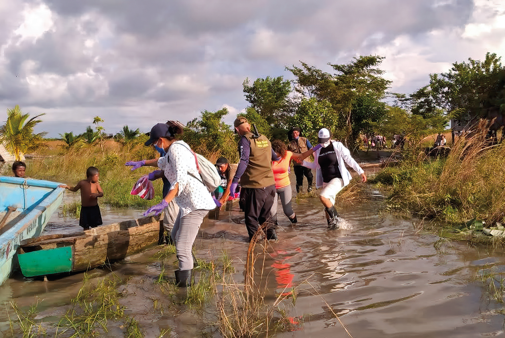 Relief efforts, Honduras
