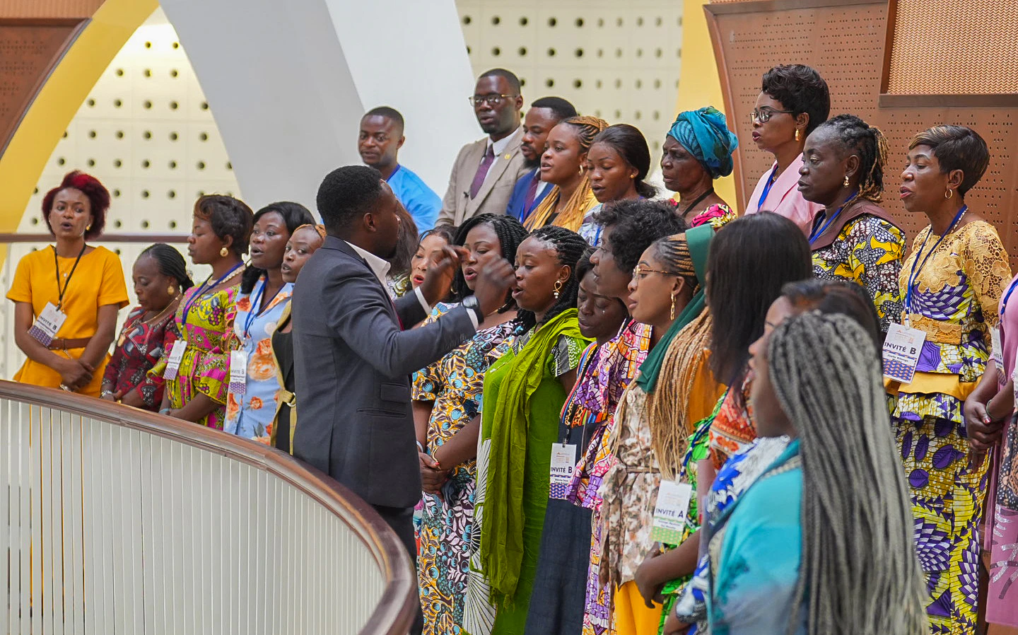 Choir Bahá’í House of Worship, Democratic Republic of the Congo