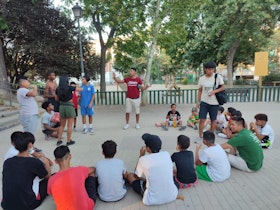 Group of young people, Spain