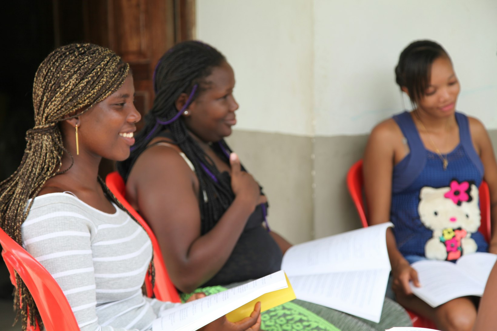 Young people studying, Colombia