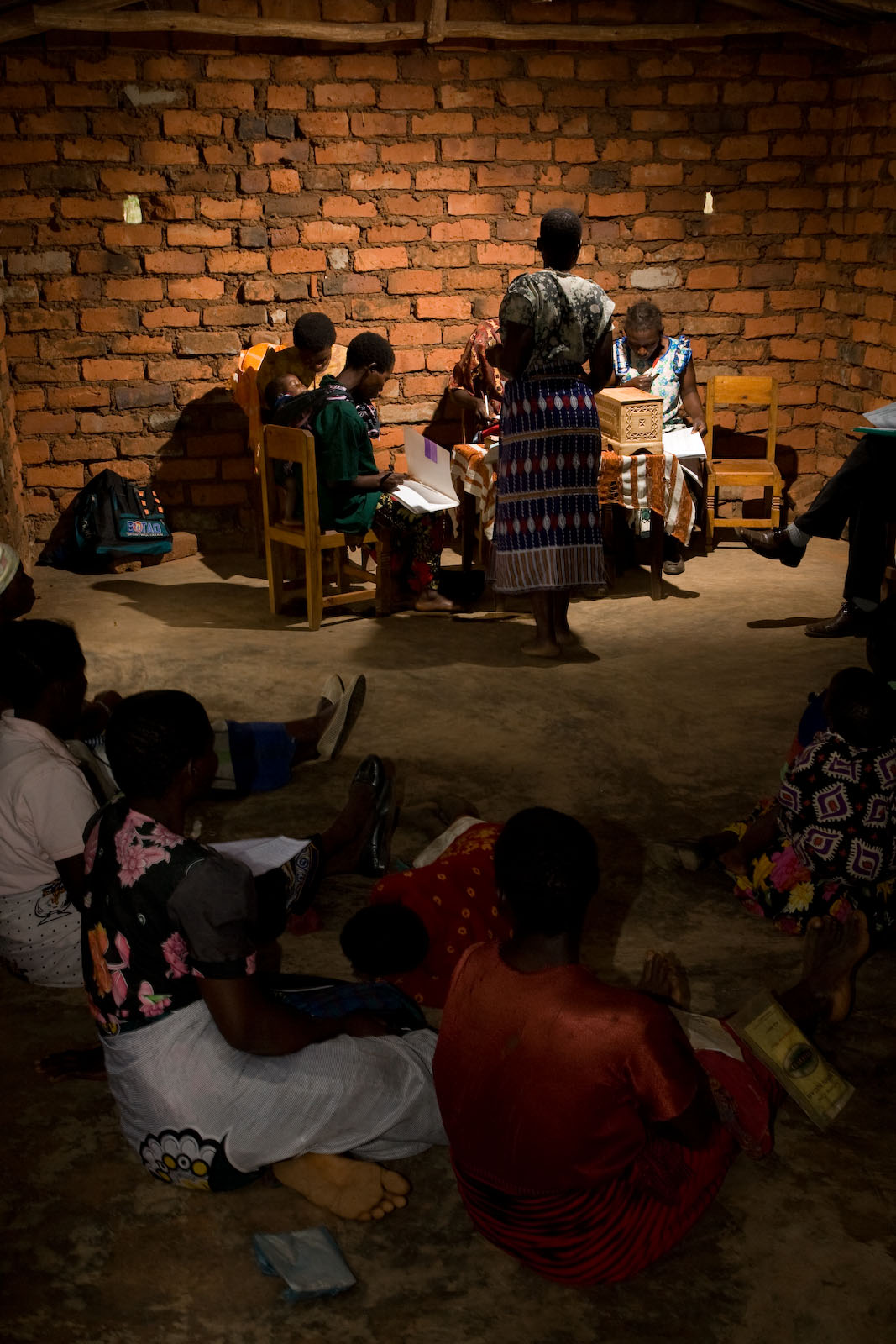 Community bank meeting, Malawi