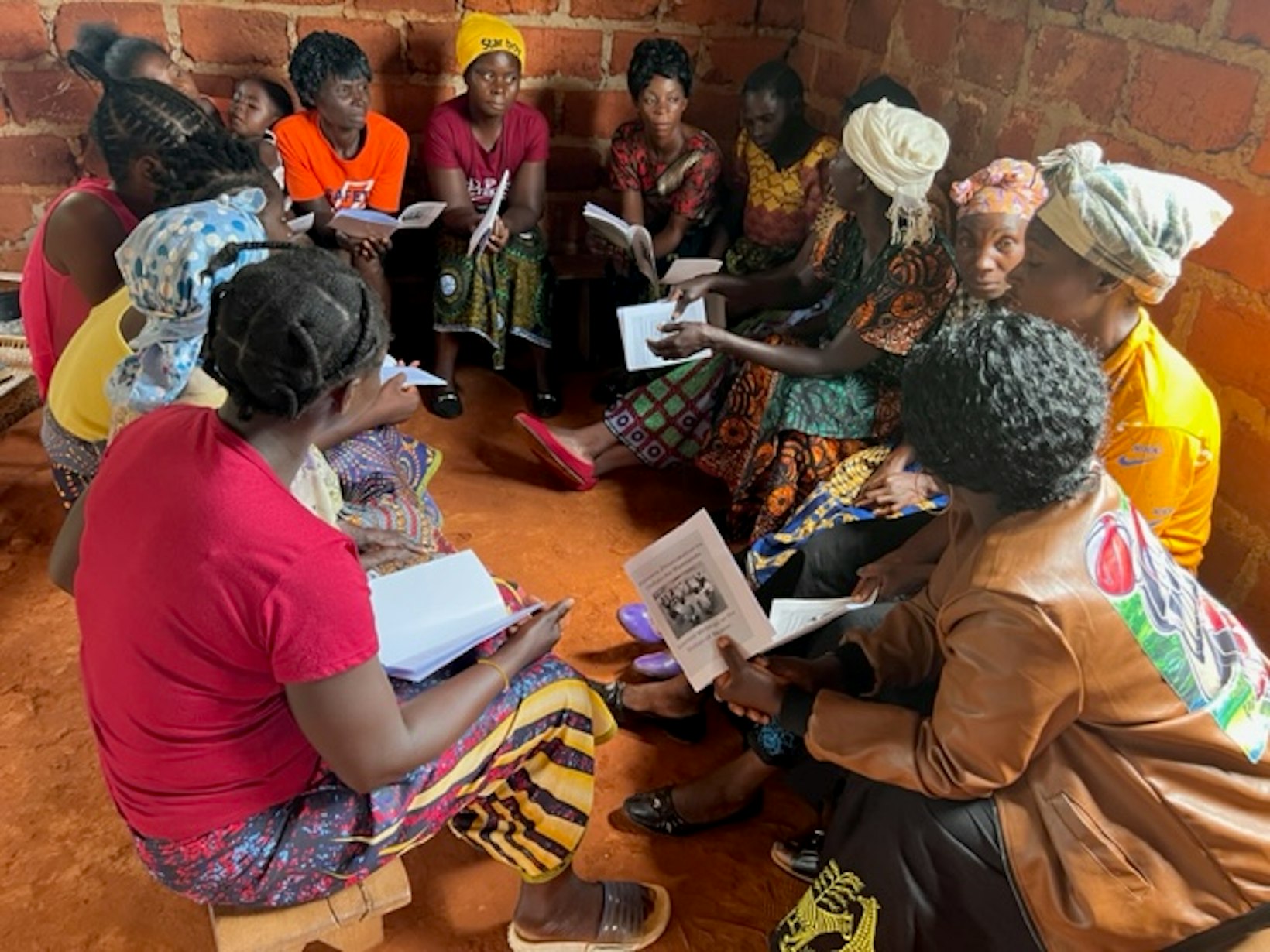 Gathering of women, Zambia