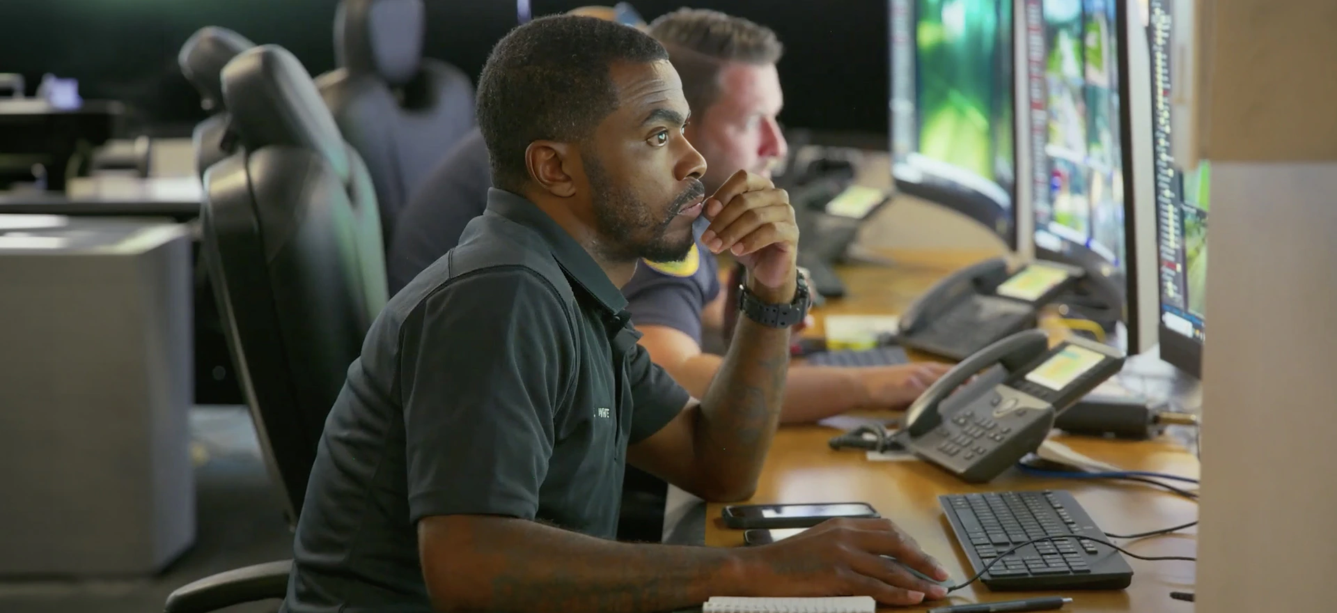 Qumulo case study image: New Orleans Crim Center — featuring a man