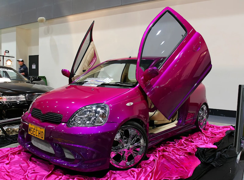 Purple Echo with scissor doors