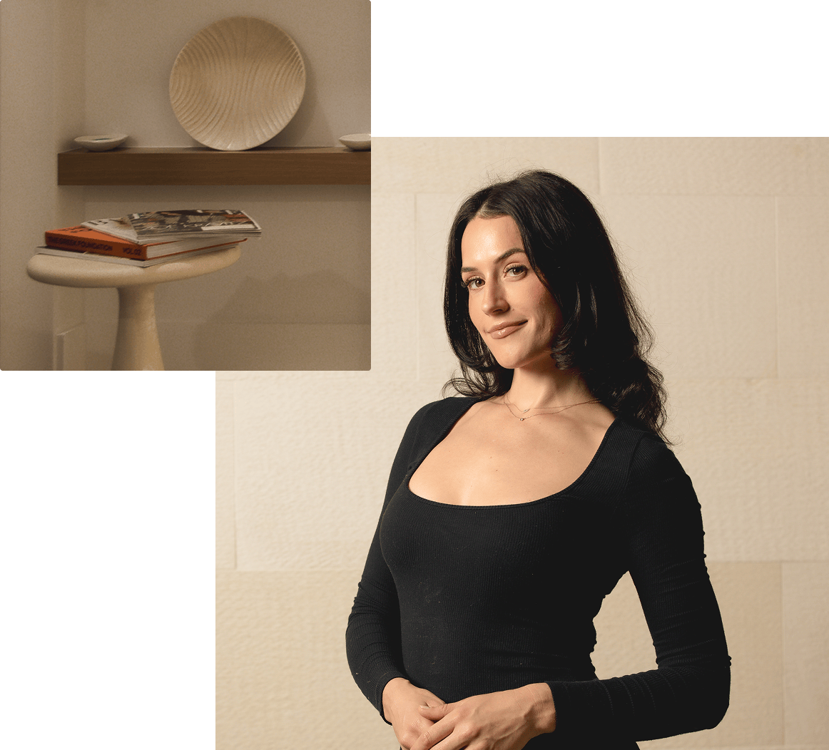 woman smiling