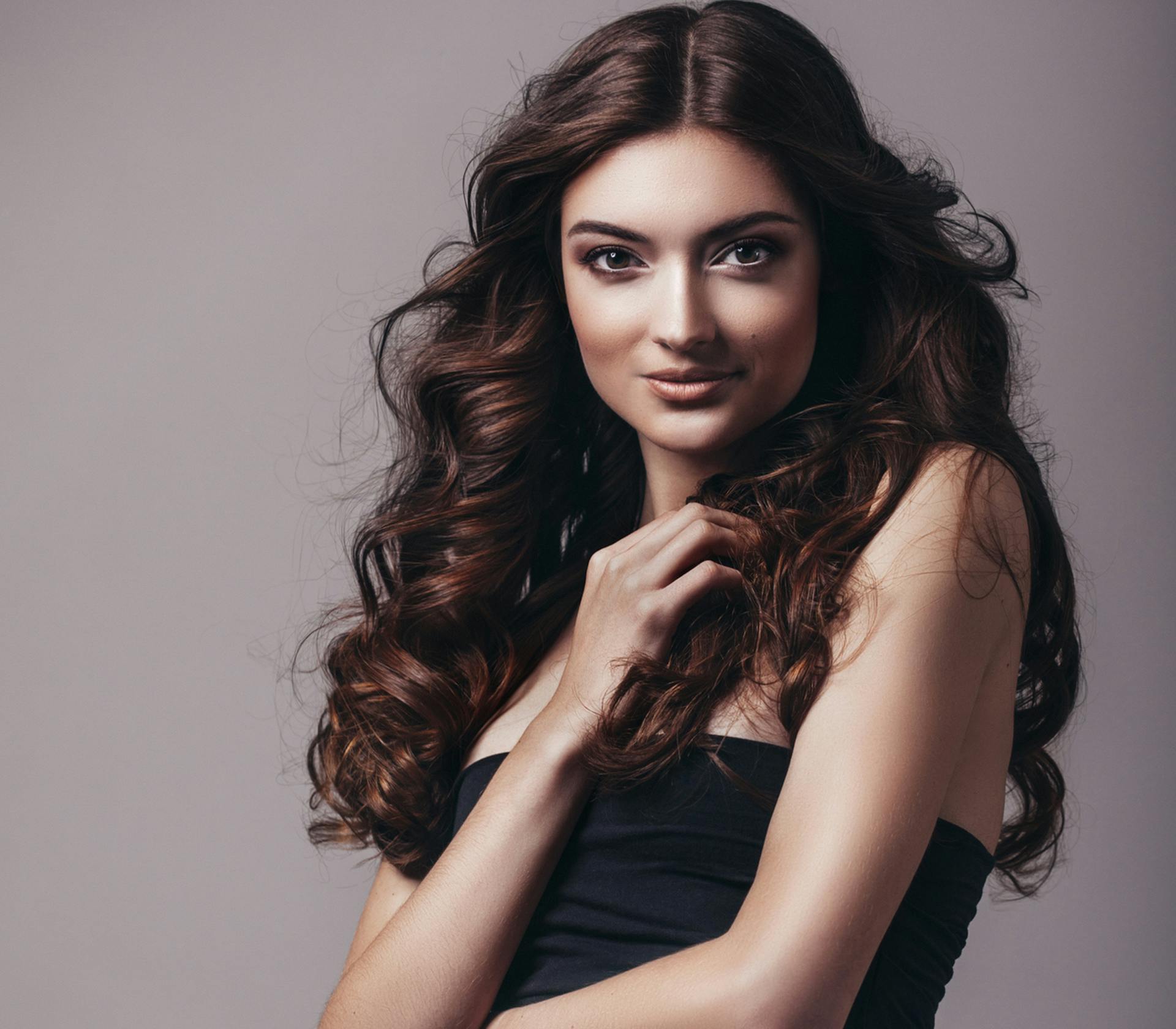 woman smiling