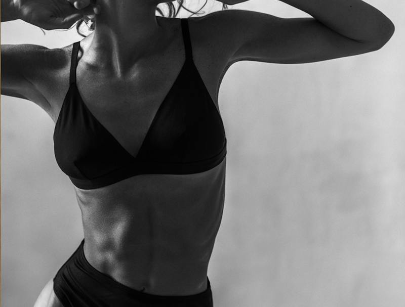 woman in underwear and bra