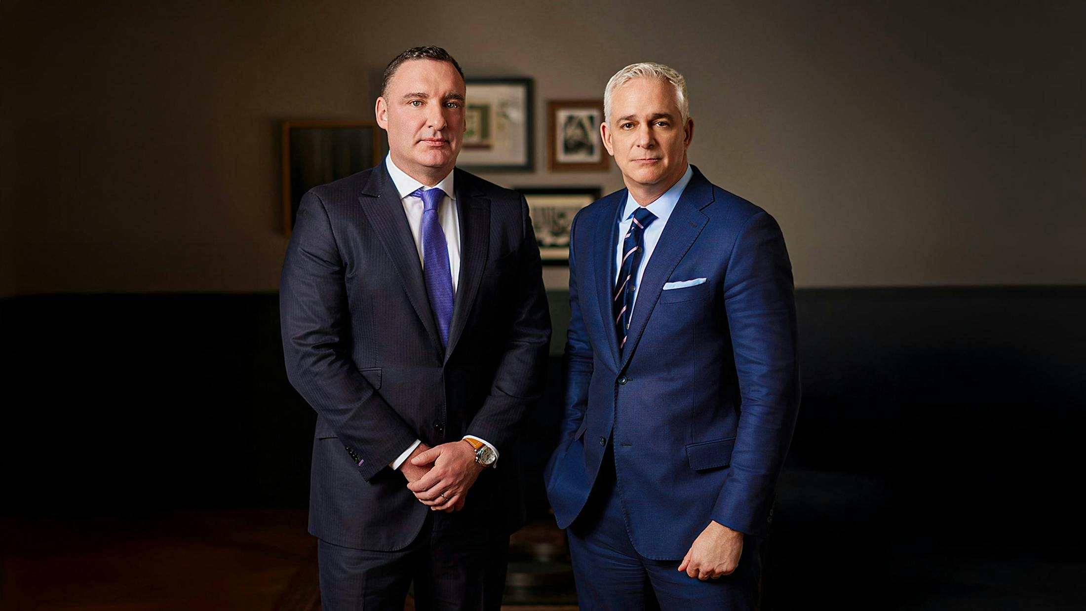 Shane O'Neill and Johnny Friedman, trial lawyers