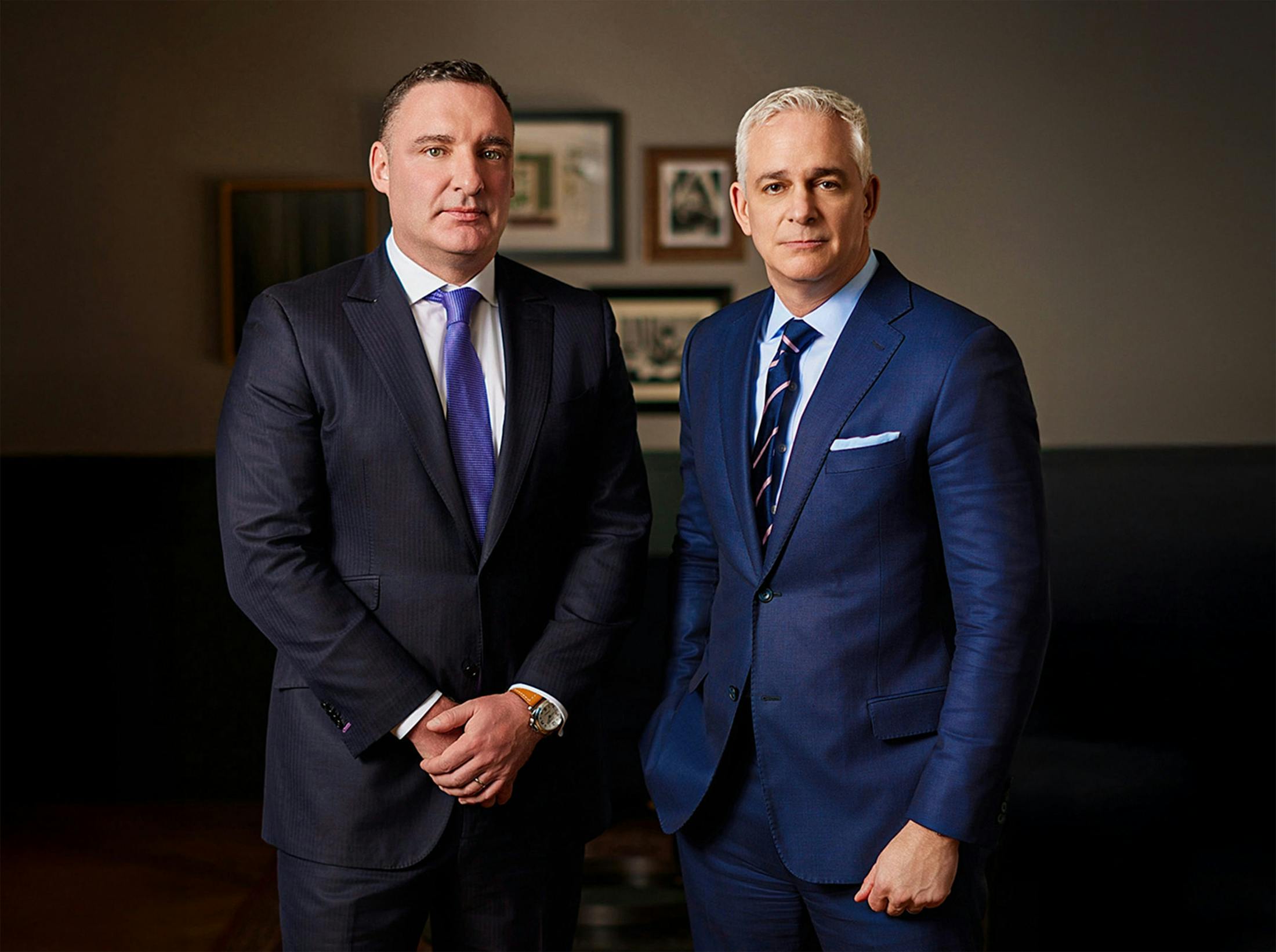 Shane O'Neil and Johnny Friedman, trial lawyers