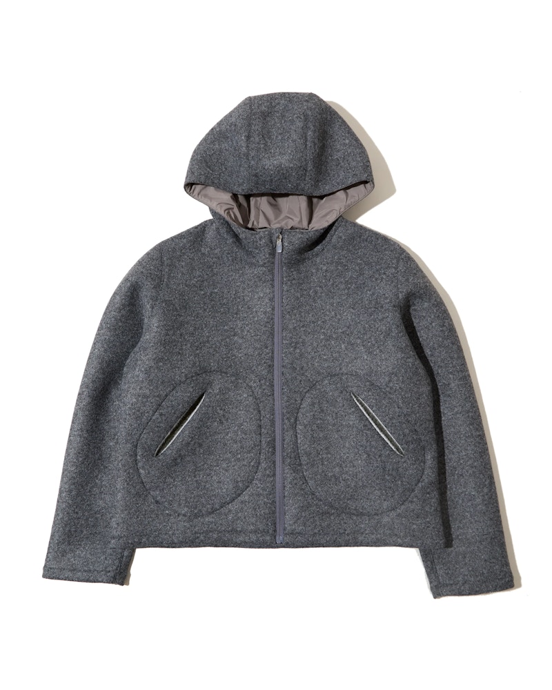 Hooded Incision Jacket