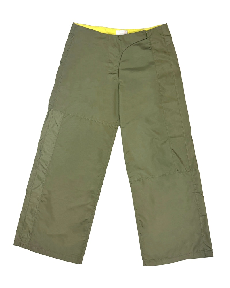 Panelled Curve Closure Trousers