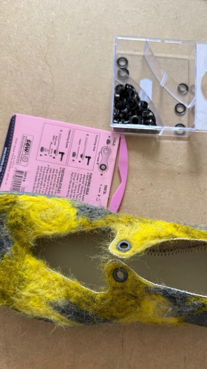 Hand Felted Nike Aqua Turfs