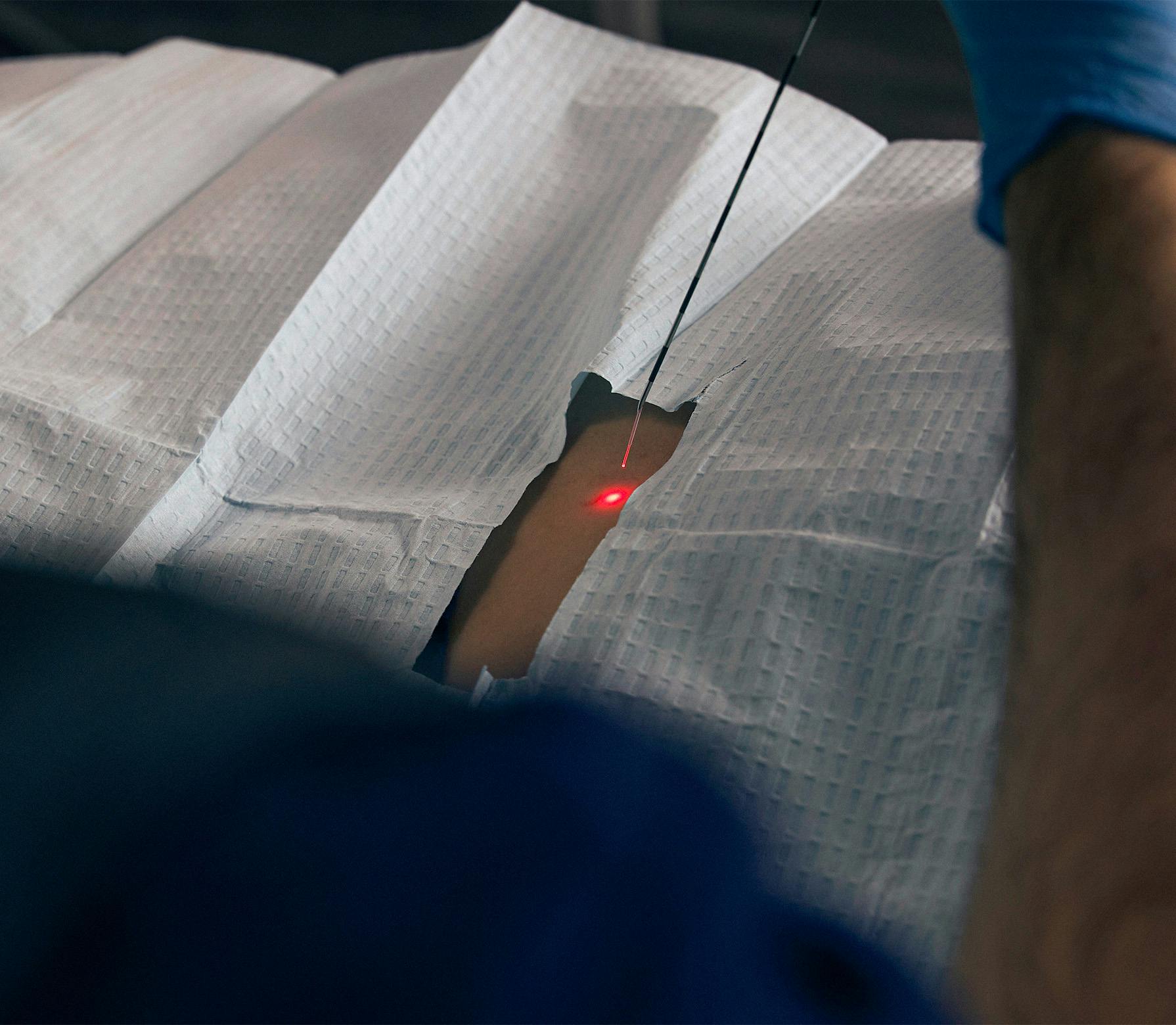 person getting an injection