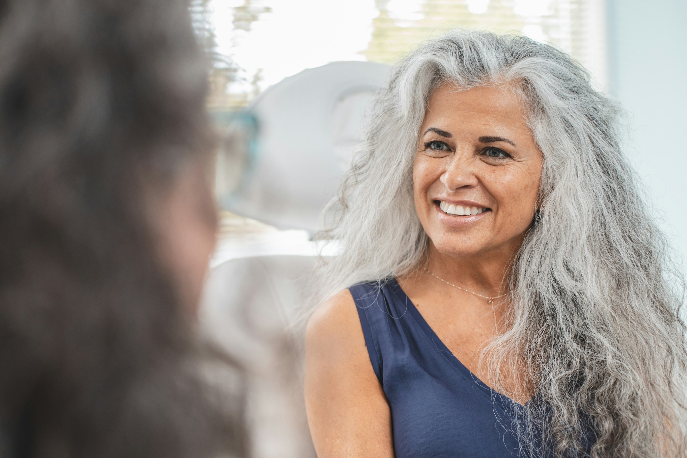 Patient at Hera Health Care having a consultation