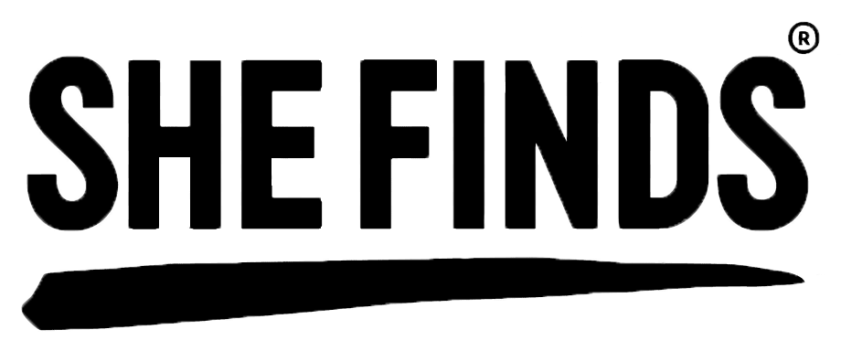 she finds logo