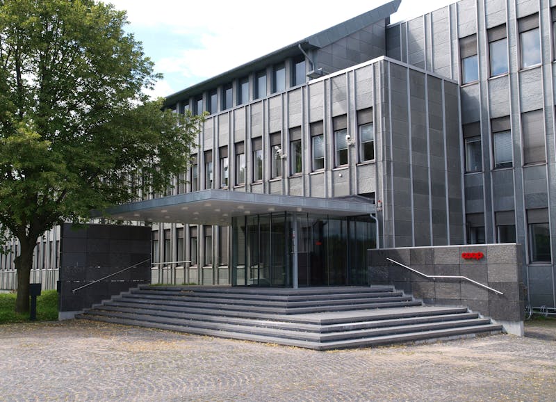 Facade of the COOP building in Albertslund, a ServiceNow client.