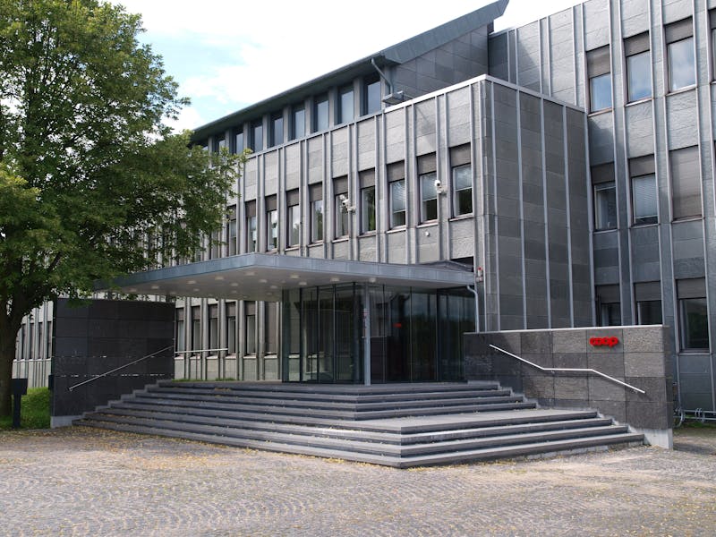 Facade of the COOP building in Albertslund, a ServiceNow client.