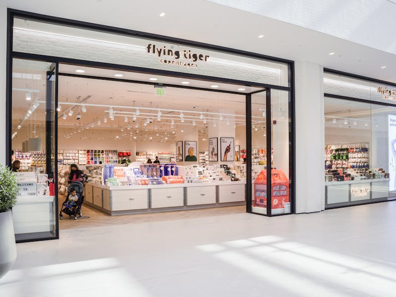 A Flying Tiger Copenhagen storefront, representing a retail environment utilizing ServiceNow.