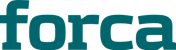 The word 'forca' in teal text, associated with ServiceNow.
