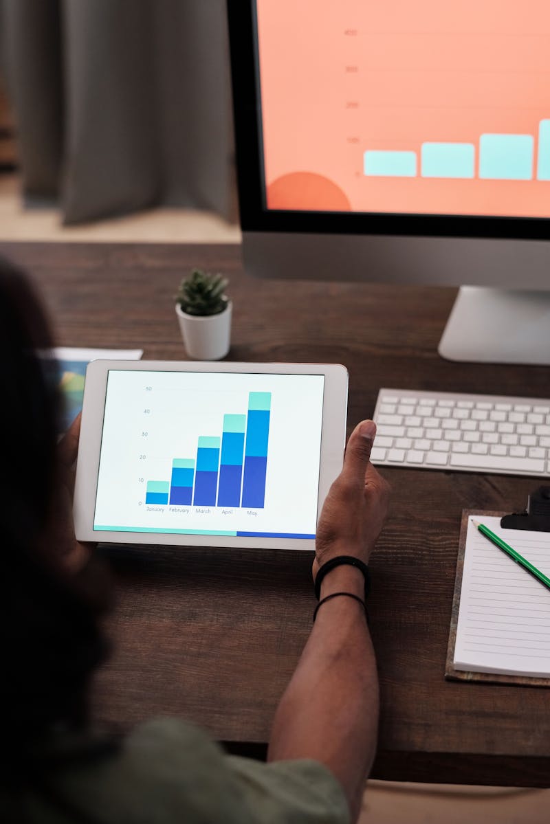 Infographic for a ServiceNow Platform Analytics webinar featuring data visualizations and photos of professionals.