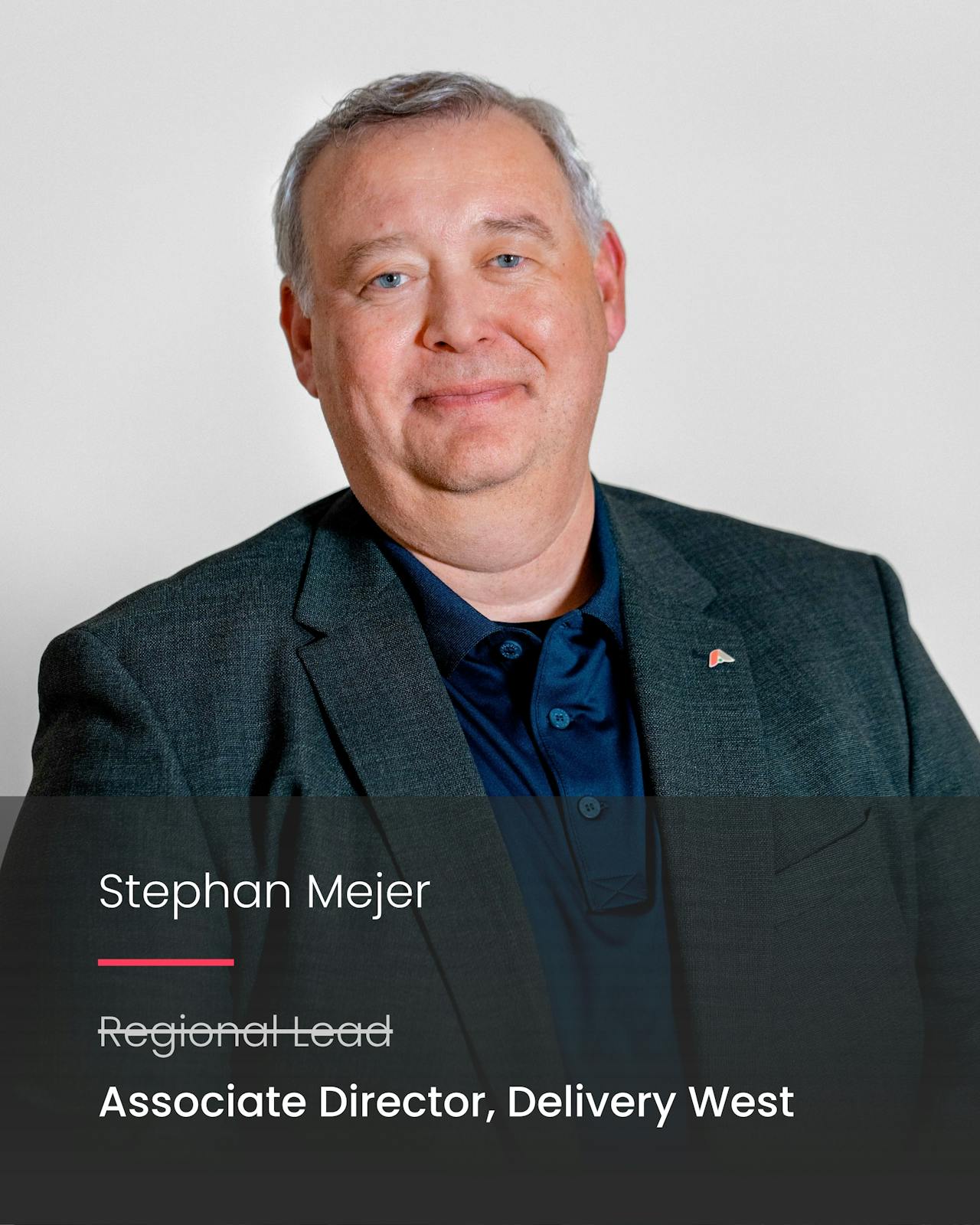 Portrait of Stephan Mejer, Associate Director at ServiceNow partner Adeno.
