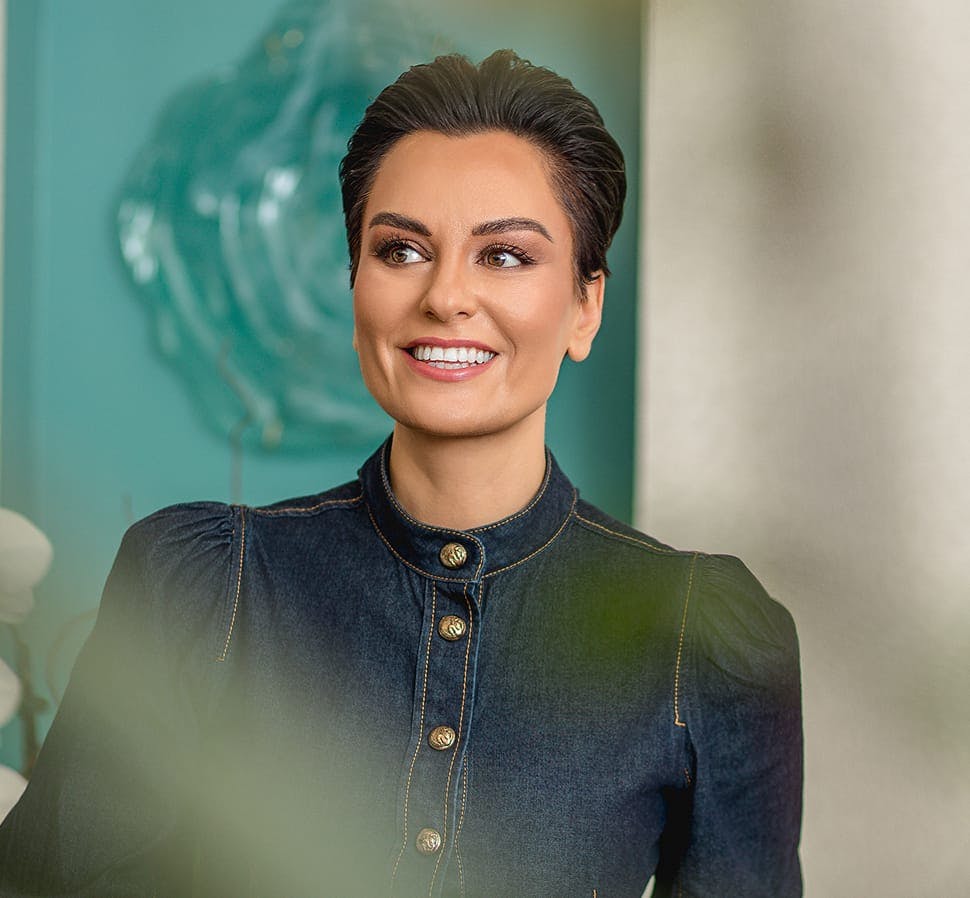 smiling woman