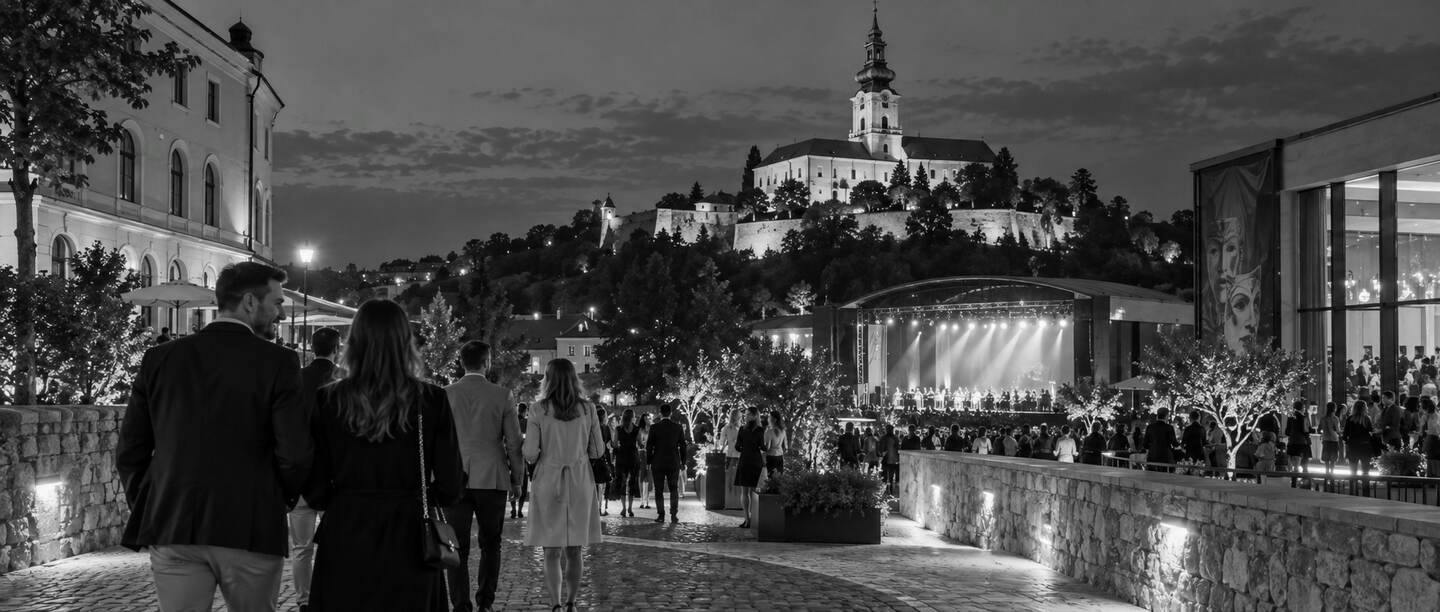 Podujatia v Nitre 2026 Kultúrne podujatie v Nitre s výhľadom na Nitriansky hrad