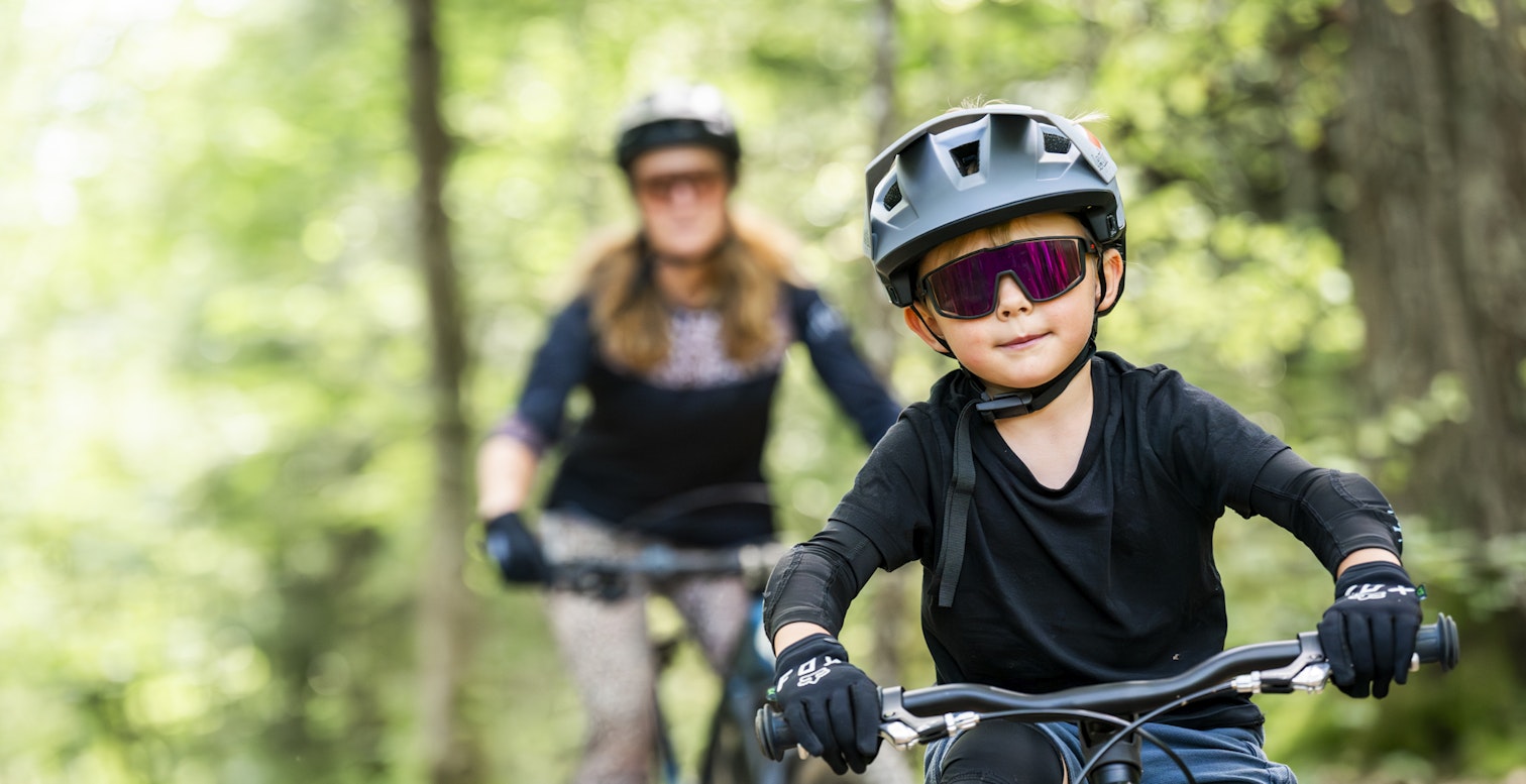 child's downhill mountain bike