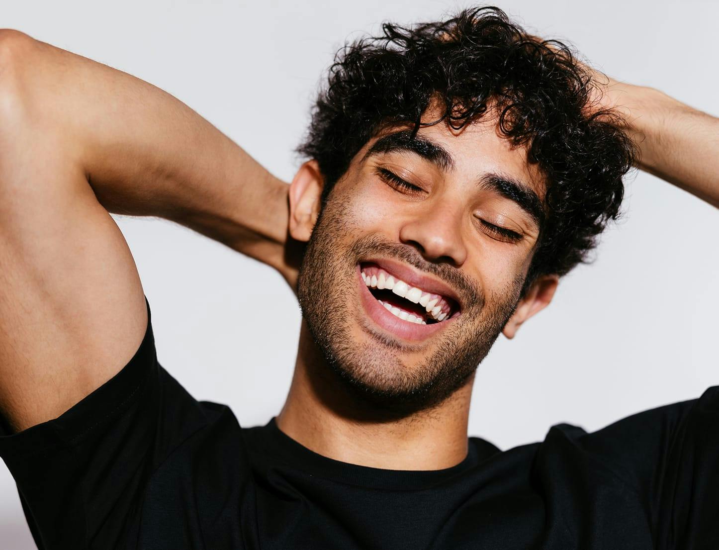 Man smiling