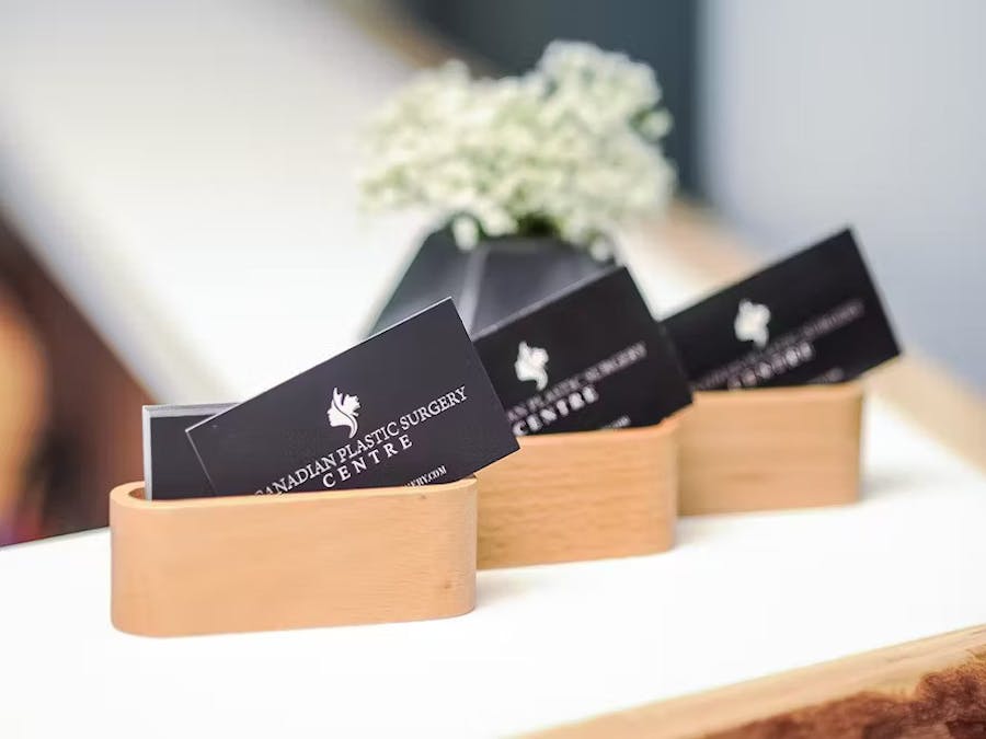 Canadian Plastic Surgery Centre business cards
