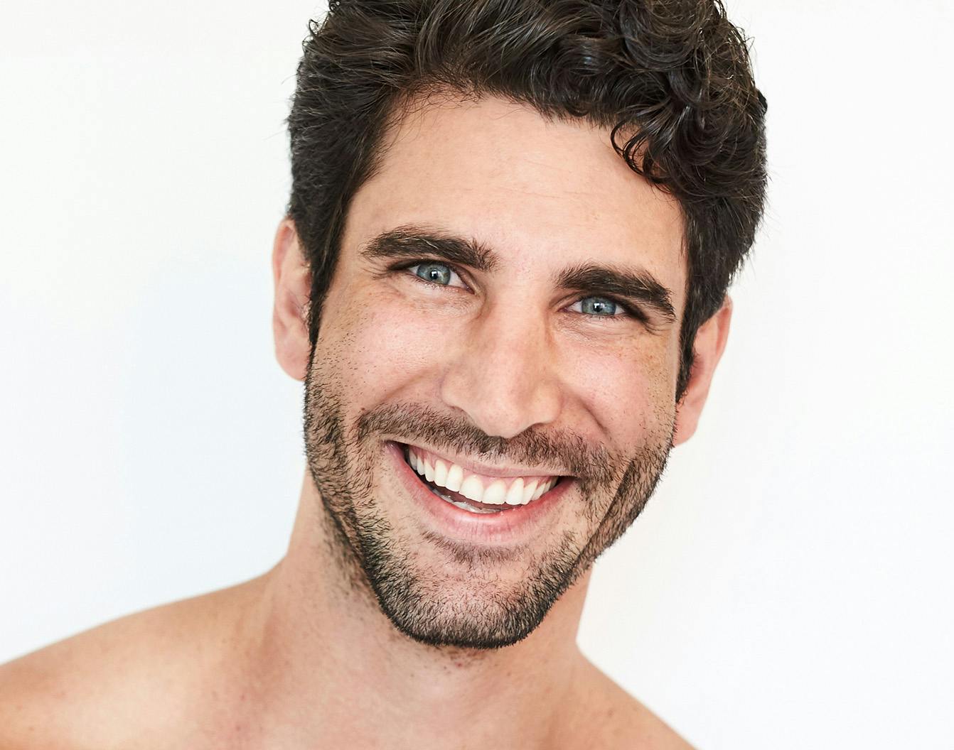 A man smiling